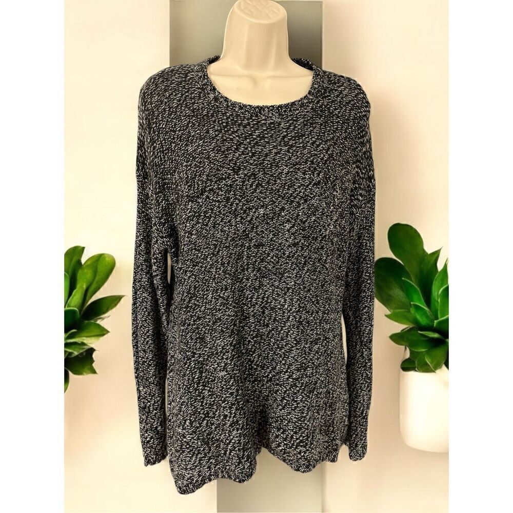 PHILOSOPHY  Women's SWEATER Size Small pullover black White Blend